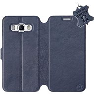 Flip case for Samsung Galaxy J5 2016 - Blue - leather - Blue Leather - Phone Cover