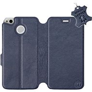 Flip case for Xiaomi Redmi 4X - Blue - leather - Blue Leather - Phone Cover