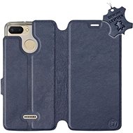 Flip case for Xiaomi Redmi 6 - Blue - leather - Blue Leather - Phone Cover