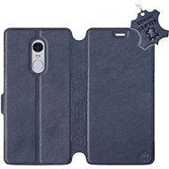 Flip case for Xiaomi Redmi Note 4 Global - Blue - leather - Blue Leather - Phone Cover