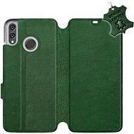 Flip case for Honor 8X - Green - leather - Green Leather - Phone Cover