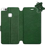 Flip mobile phone case Huawei P9 Lite - Green - leather - Green Leather - Phone Cover