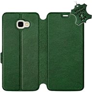 Flip case for Samsung Galaxy J4 Plus 2018 - Green - leather - Green Leather - Phone Cover