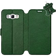 Flip case for Samsung Galaxy J5 2016 - Green - leather - Green Leather - Phone Cover