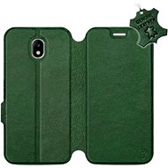 Flip case for Samsung Galaxy J5 2017 - Green - leather - Green Leather - Phone Cover