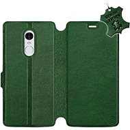 Flip case for Xiaomi Redmi Note 4 Global - Green - leather - Green Leather - Phone Cover