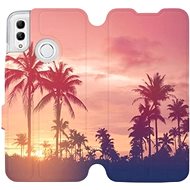 Flip case for Honor 10 Lite - M134P Palm trees and pink sky - Phone Cover