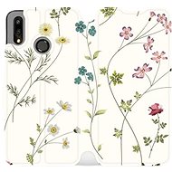 Flip mobile phone case Huawei P Smart 2019 - MD03S Thin plants with flowers - Phone Cover