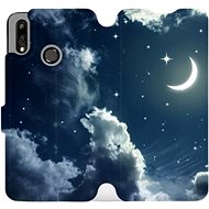 Flip mobile phone case Huawei P Smart 2019 - V145P Night sky with moon - Phone Cover