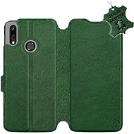 Flip mobile phone case Huawei P Smart 2019 - Green - leather - Green Leather - Phone Cover