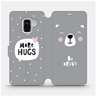 Flip case for Samsung Galaxy A8 2018 - MH06P Be brave - more hugs - Phone Cover
