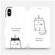 Flip mobile case for Apple iPhone X - MH10P Super catcorn - Phone Cover