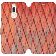 Flip mobile phone case Huawei Mate 10 Lite - MK01S Orange wood pattern - Phone Cover