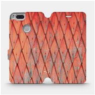 Flip case for Xiaomi Mi A1 - MK01S Orange wood pattern - Phone Cover
