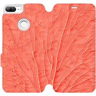 Flip case for Honor 9 Lite - MK06S Orange leaf pattern - Phone Cover
