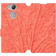 Flip case for Sony Xperia XA2 - MK06S Orange leaf pattern - Phone Cover