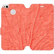 Flip case for Xiaomi Redmi 4X - MK06S Orange leaf pattern - Phone Cover