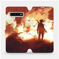 Flip case for Samsung Galaxy S10 - MA06S Figure on fire - Phone Cover