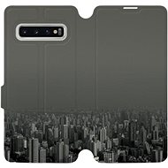Flip case for Samsung Galaxy S10 - V063P City in grey - Phone Cover