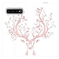 Flip case for Samsung Galaxy S10 Plus - M007S Pink deer - Phone Cover