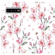 Flip case for Samsung Galaxy S10 Plus - M124S Pink flowers - Phone Cover