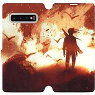 Flip case for Samsung Galaxy S10 Plus - MA06S Figure on fire - Phone Cover