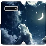 Flip case for Samsung Galaxy S10 Plus - V145P Night sky with moon - Phone Cover