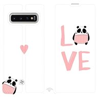 Flip case for Samsung Galaxy S10 Plus - MH09S Panda LOVE - Phone Cover