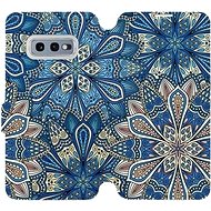 Flip case for Samsung Galaxy S10e - V108P Blue mandala flowers - Phone Cover