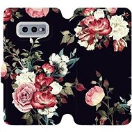 Flip case for Samsung Galaxy S10e - VD11P Rose on black - Phone Cover