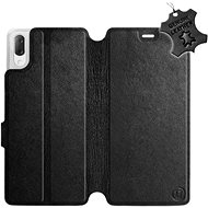 Flip case for Sony Xperia L3 - Black - Leather - Black Leather - Phone Cover