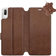 Flip case for Sony Xperia L3 - Brown - Leather - Brown Leather - Phone Cover