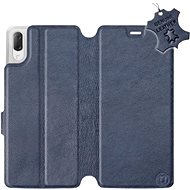 Flip case for Sony Xperia L3 - Blue - leather - Blue Leather - Phone Cover