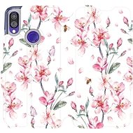 Flip case for Xiaomi Redmi Note 7 - M124S Pink flowers - Phone Cover