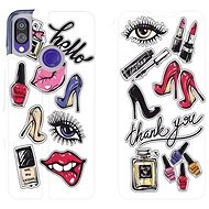 Flip case for Xiaomi Redmi Note 7 - M131P Lipsticks, boots and perfumes - Phone Cover