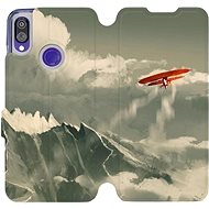 Flip case for Xiaomi Redmi Note 7 - MA03P Orange plane in the mountains - Phone Cover