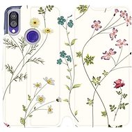 Flip case for Xiaomi Redmi Note 7 - MD03S Thin plants with flowers - Phone Cover