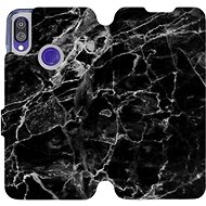 Flip case for Xiaomi Redmi Note 7 - V056P Black marble - Phone Cover