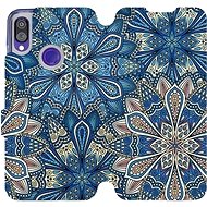 Flip case for Xiaomi Redmi Note 7 - V108P Blue mandala flowers - Phone Cover