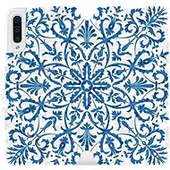 Flip mobile phone case Samsung Galaxy A50 - ME01P Blue floral patterns - Phone Cover