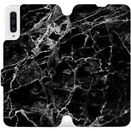Flip case for Samsung Galaxy A50 - V056P Black marble - Phone Cover