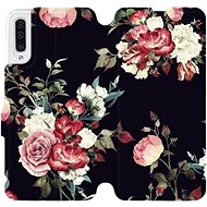 Flip case for Samsung Galaxy A50 - VD11P Rose on black - Phone Cover