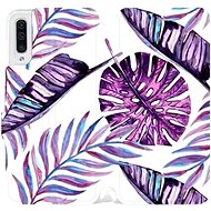 Flip case for Samsung Galaxy A50 - MG12S Large purple leaves - Phone Cover