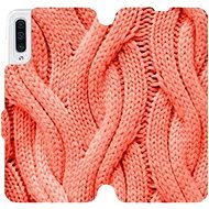 Flip mobile phone case Samsung Galaxy A50 - MK02S Orange sweater pattern - Phone Cover