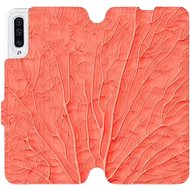 Flip case for Samsung Galaxy A50 - MK06S Orange leaf pattern - Phone Cover