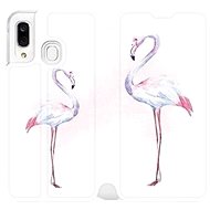 Flip case for Samsung Galaxy A40 - M005S Flamingos - Phone Cover