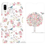 Flip case for mobile Samsung Galaxy A40 - 120S Tree and birds - Phone Cover