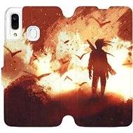 Flip case for Samsung Galaxy A40 - MA06S Figure on fire - Phone Cover