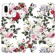 Flip case for Samsung Galaxy A40 - MD01S Rose on white - Phone Cover