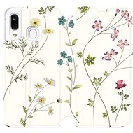 Flip case for Samsung Galaxy A40 - MD03S Thin plants with flowers - Phone Cover